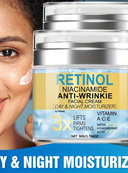 KissICON 50g Retinol Collagen Face Cream Duo - Hydrating For