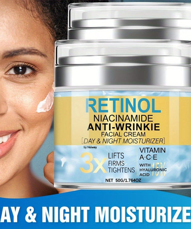 KissICON 50g Retinol Collagen Face Cream Duo - Hydrating For
