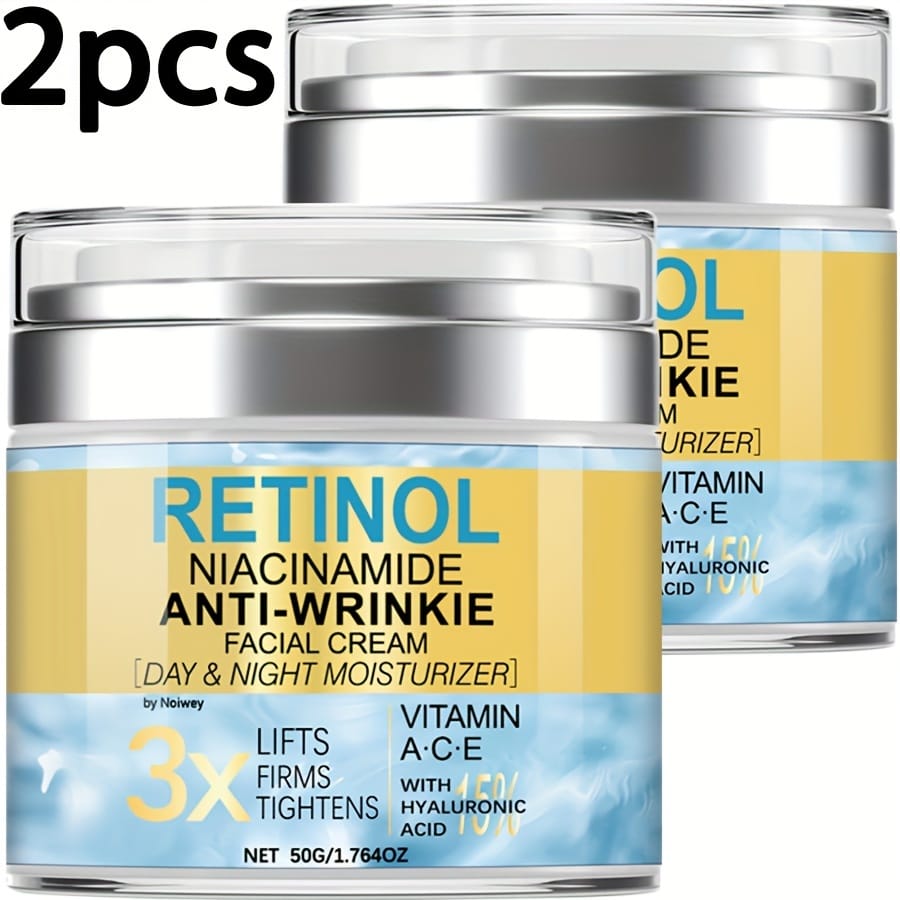 KissICON 50g Retinol Collagen Face Cream Duo - Hydrating For
