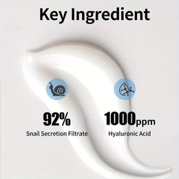 KissICON 50g Snail Mucin 92 Hydrating Cream Alcohol Free Hyaluronic