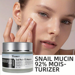 KissICON 50g Snail Mucin 92 Hydrating Cream Alcohol Free Hyaluronic