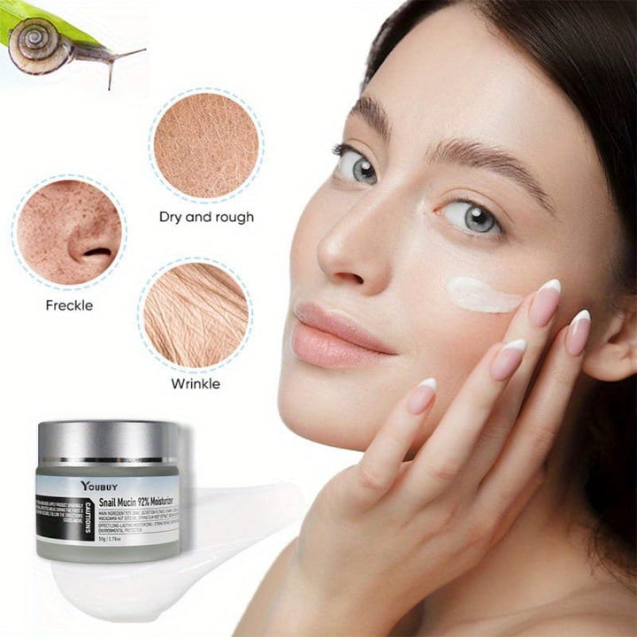 Snail Mucin 92 Hydrating Cream Alcohol Free Hyaluronic