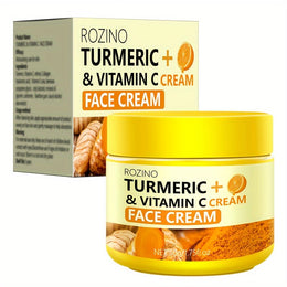 KissICON 50g Turmeric Vitamin C Face Cream Deeply Moisturizes Dry