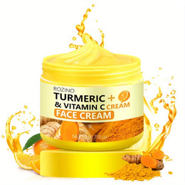 KissICON 50g Turmeric Vitamin C Face Cream Deeply Moisturizes Dry