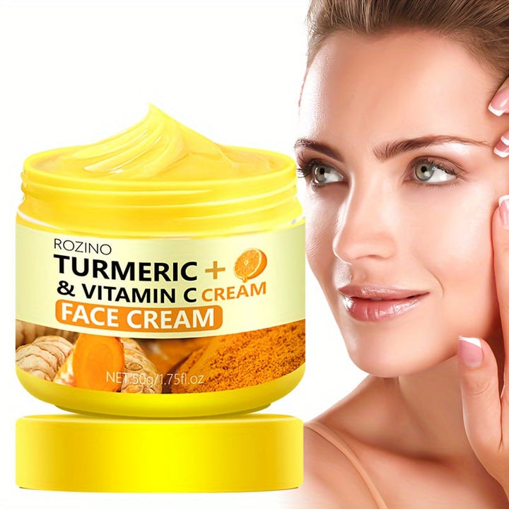 Turmeric Vitamin C Face Cream Deeply Moisturizes Dry