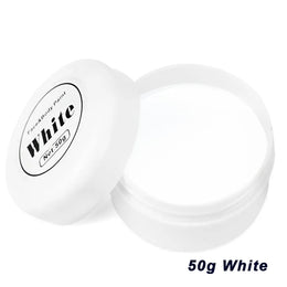 KissICON 50g White Professional Halloween Makeup Kit Face Body Paint White Black Red Special Effects Christmas Cosplay Party Supplies