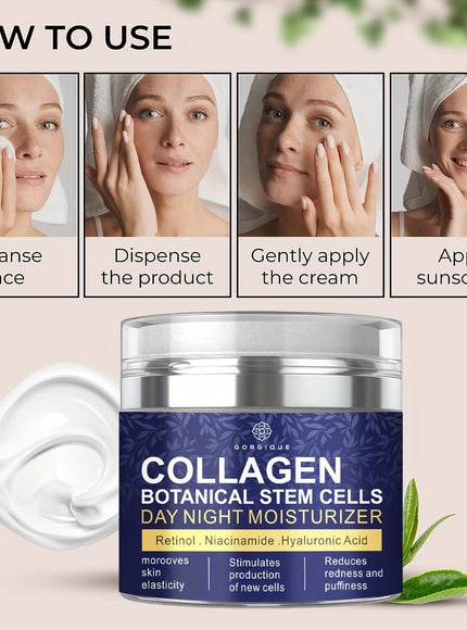KissICON 50ml Collagen Face Cream With Airless Pump - Moisturizing
