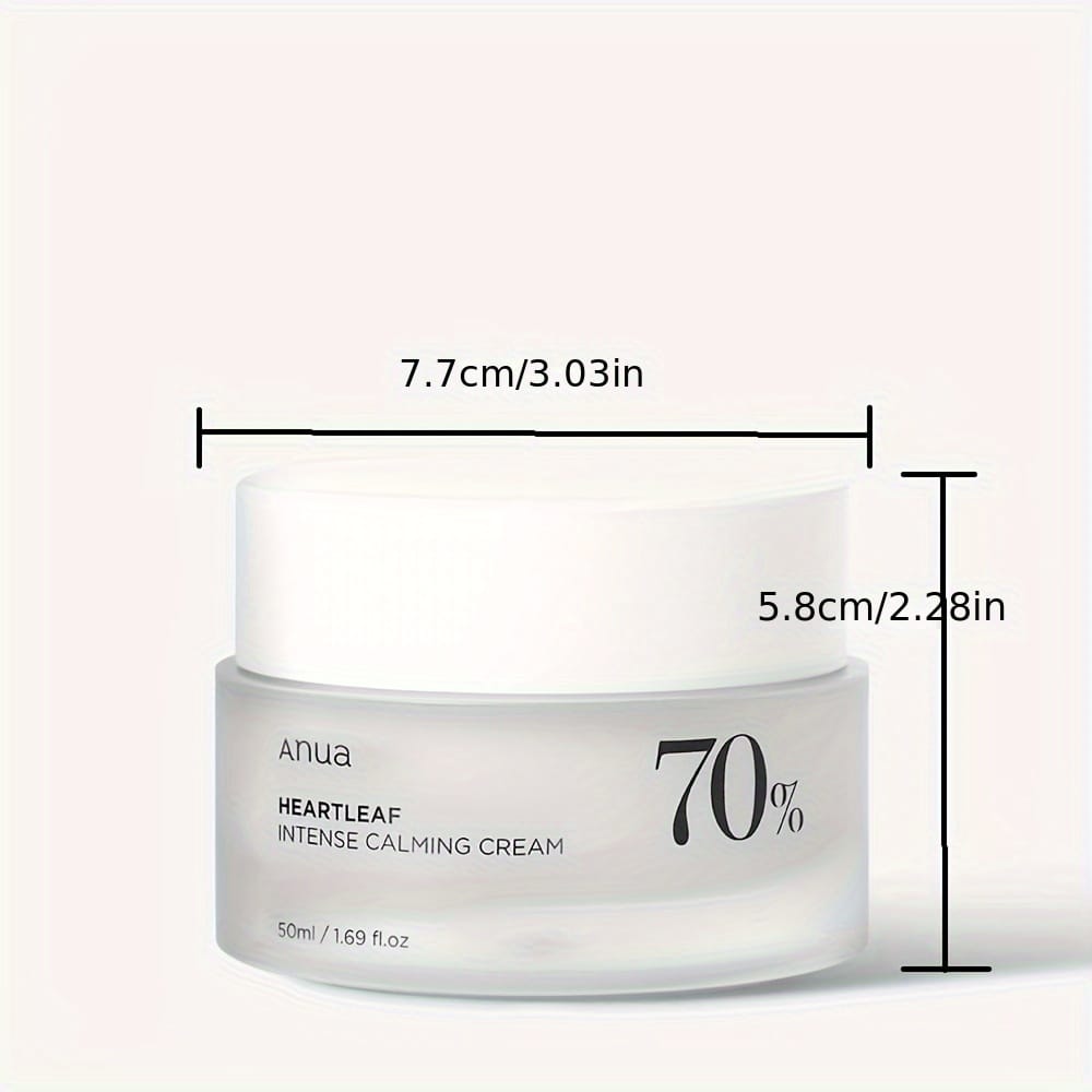 KissICON 50ml KissIcon Anua Heartleaf Calming Face Cream - Alcohol