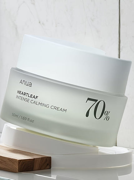 KissICON 50ml KissIcon Anua Heartleaf Calming Face Cream - Alcohol
