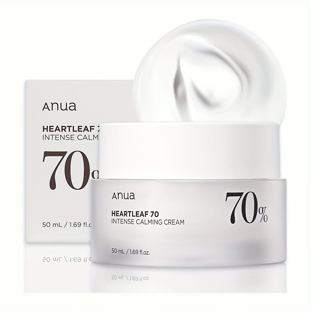 KissICON 50ml KissIcon Anua Heartleaf Calming Face Cream - Alcohol