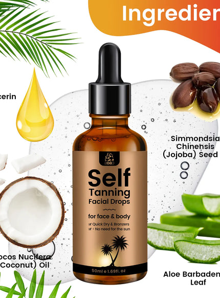 KissICON 50ml KissIcon Aoao Self Tanning Drops HA - Glow