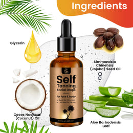 KissICON 50ml KissIcon Aoao Self Tanning Drops HA - Glow