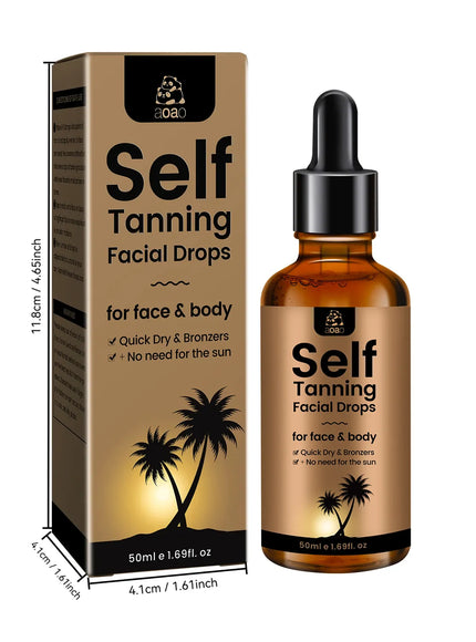 KissICON 50ml KissIcon Aoao Self Tanning Drops HA - Glow