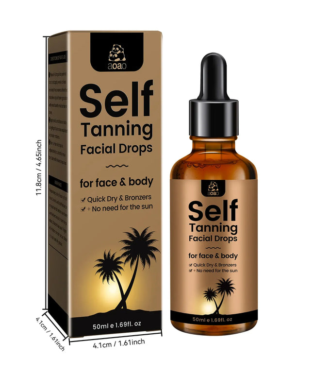 KissICON 50ml KissIcon Aoao Self Tanning Drops HA - Glow