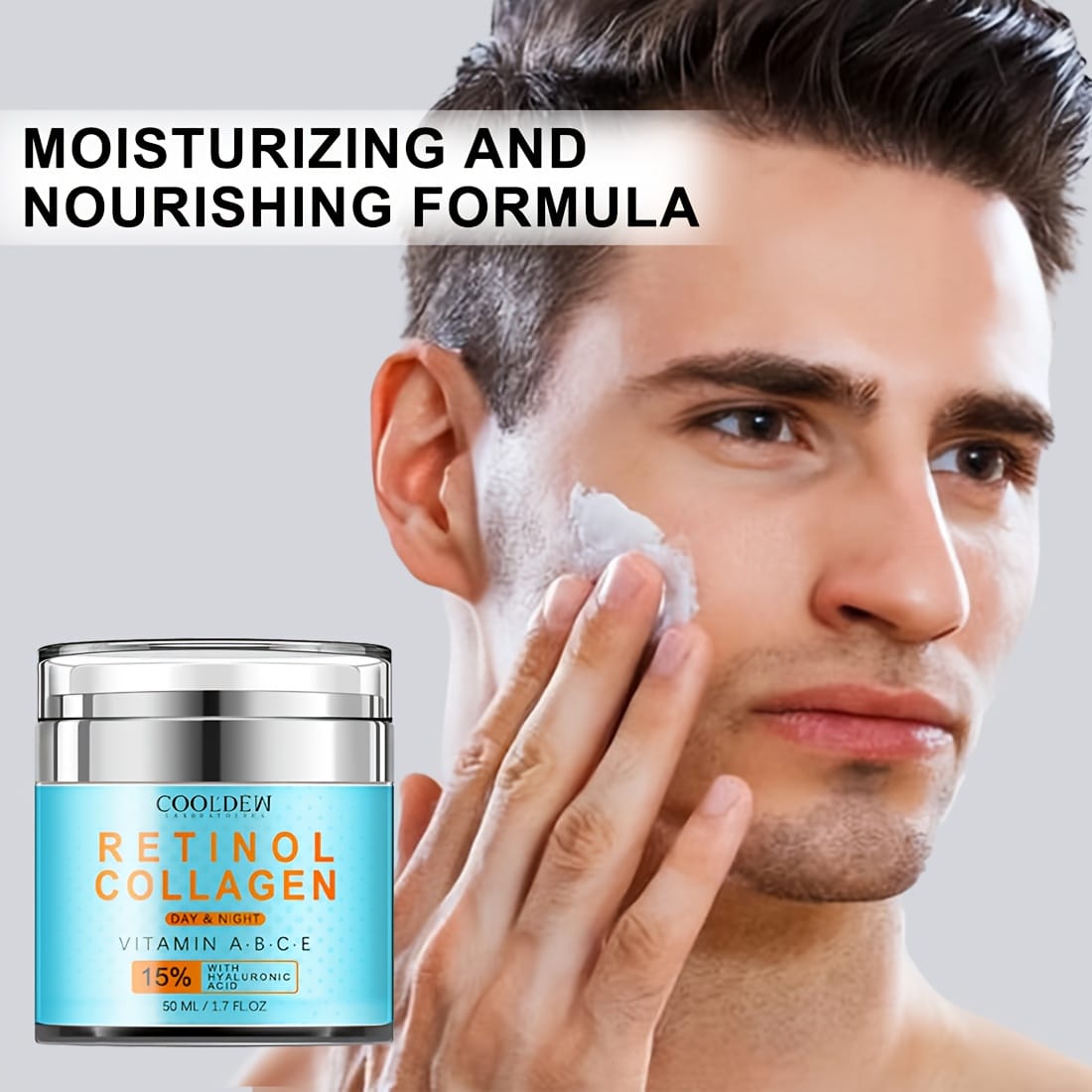 KissICON 50ml Retinol Collagen Cream With Hyaluronic Acid - Deep