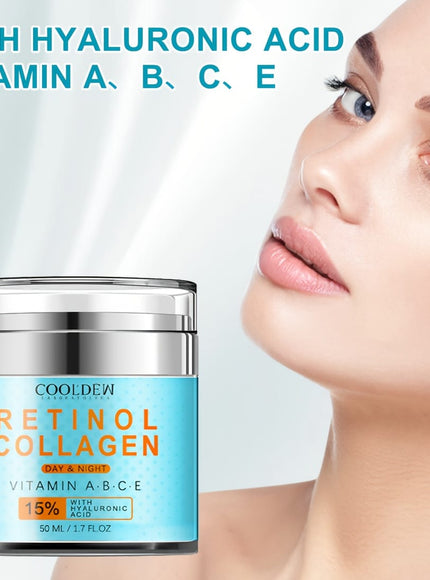 KissICON 50ml Retinol Collagen Cream With Hyaluronic Acid - Deep