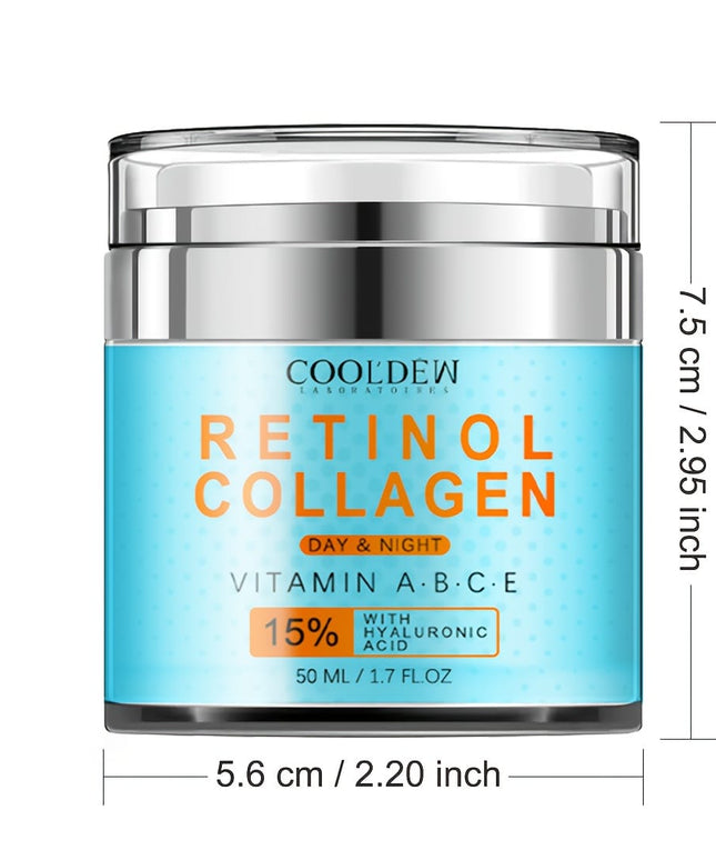 KissICON 50ml Retinol Collagen Cream With Hyaluronic Acid - Deep