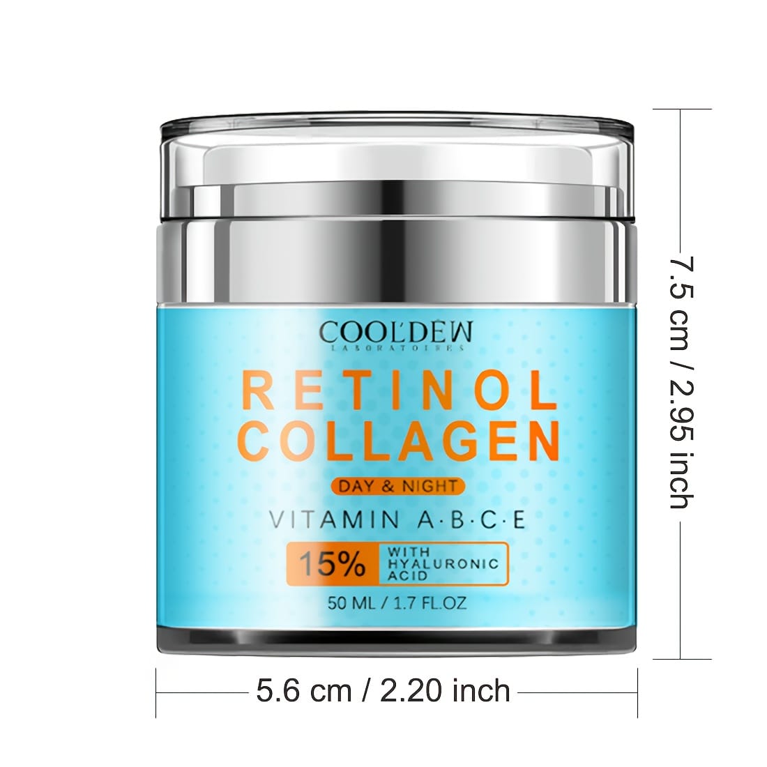 KissICON 50ml Retinol Collagen Cream With Hyaluronic Acid - Deep