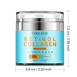 KissICON 50ml Retinol Collagen Cream With Hyaluronic Acid - Deep