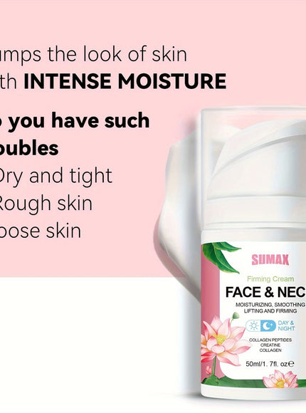KissICON 50ml Sumax Collagen Peptide Firming Cream Boosts Elasticity
