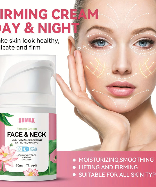 KissICON 50ml Sumax Collagen Peptide Firming Cream Boosts Elasticity
