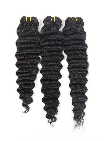 KissIcon Deep Wave Hair Bundles - Virgin Weaving