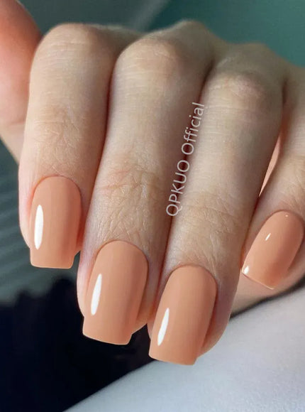 KissICON 513KuL KissIcon Artificial Press On Nails Dark Brown Tips