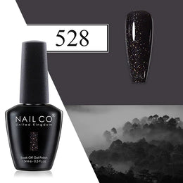 KissICON 528 💋 Nailco Red Gel Polish - Lasting Soak