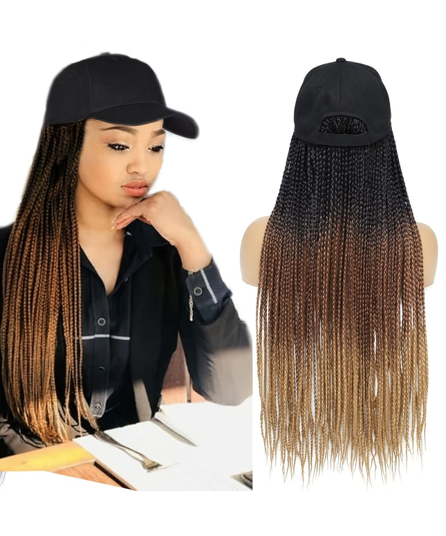 KissICON #53 / 24inch KissIcon TOMO Cap Wig 24In Box Braids Ombre