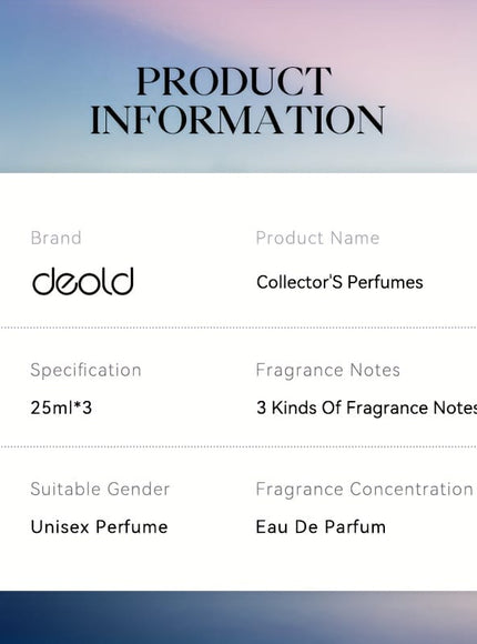 KissICON 5304 / 25ml*3 Floral Fruity Perfume – Exquisite Gift Her