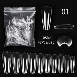 KissICON 53724-1 [KissIcon] Extension False Nails - Full Cover Acrylic
