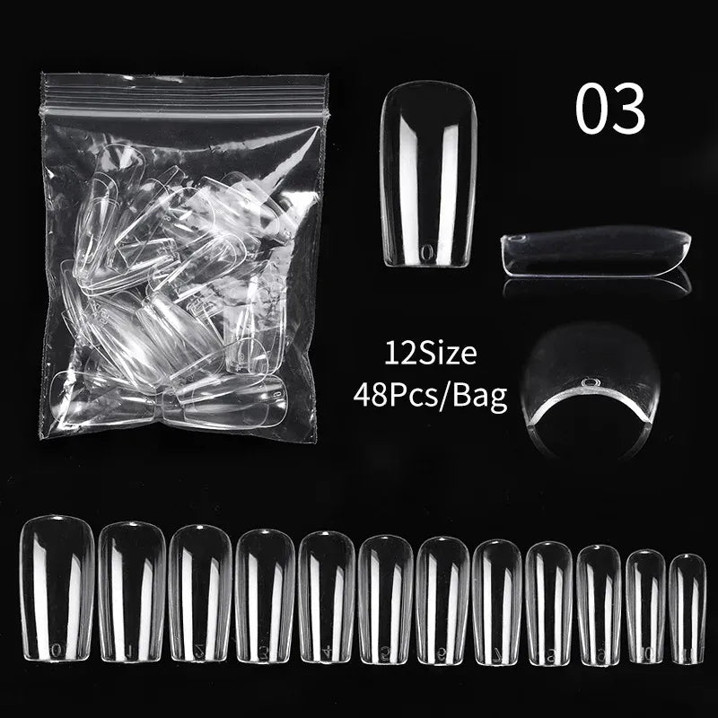 KissICON 53724-3 [KissIcon] Extension False Nails - Full Cover Acrylic