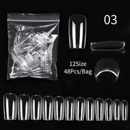 KissICON 53724-3 [KissIcon] Extension False Nails - Full Cover Acrylic