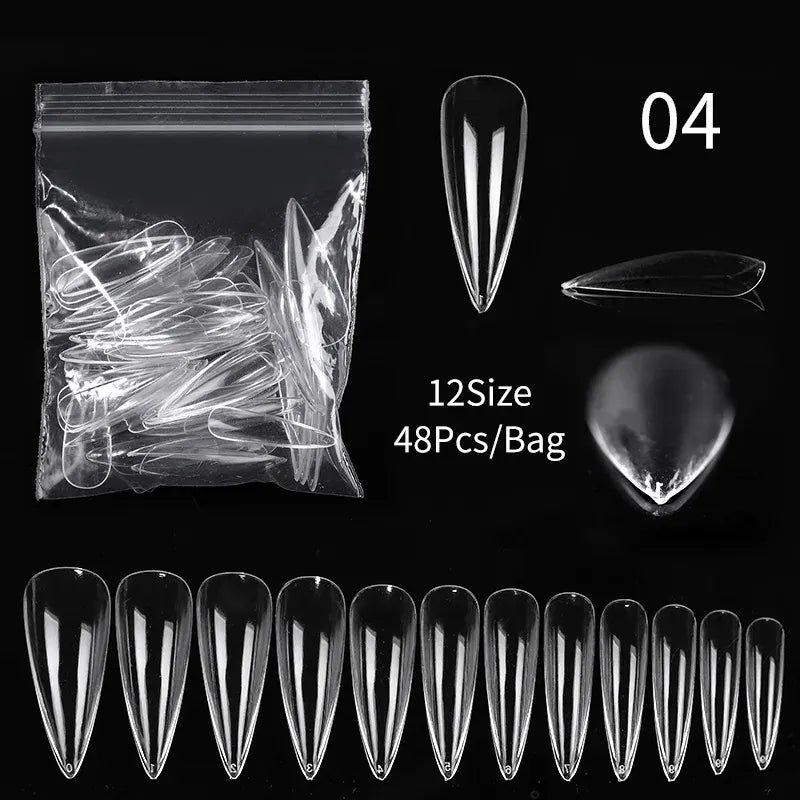 KissICON 53724-4 [KissIcon] Extension False Nails - Full Cover Acrylic