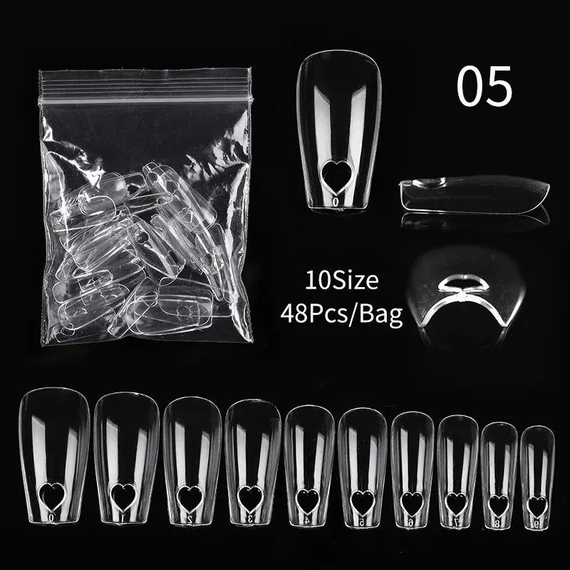 KissICON 53724-5 [KissIcon] Extension False Nails - Full Cover Acrylic
