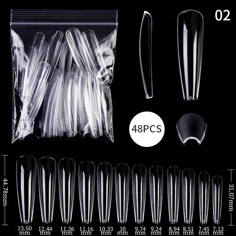 KissICON 53961-2 [KissIcon] Extension False Nails - Full Cover Acrylic