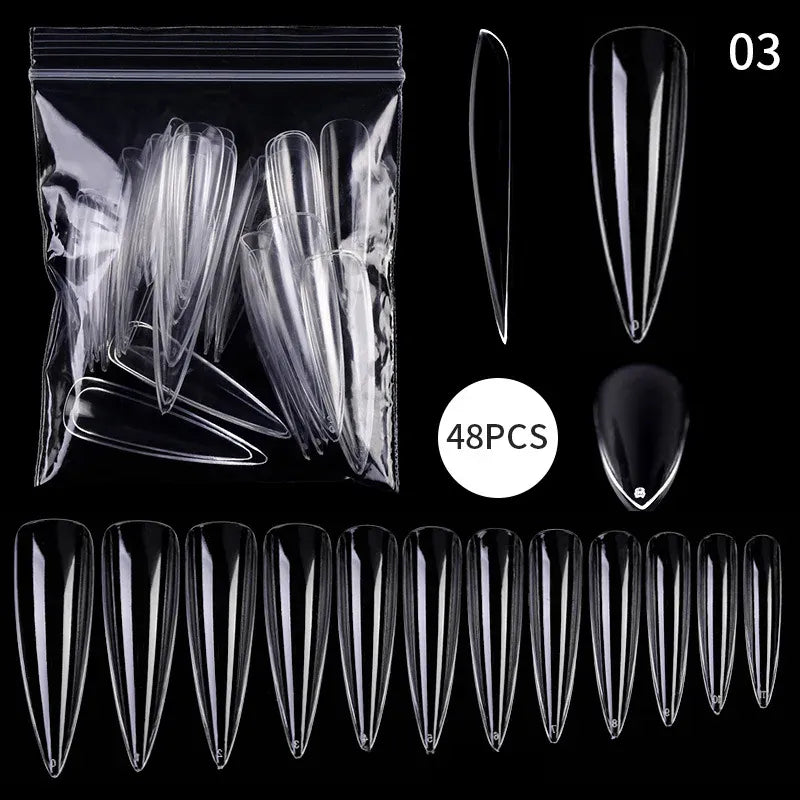 KissICON 53961-3 [KissIcon] Extension False Nails - Full Cover Acrylic