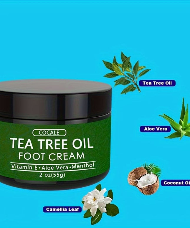 KissICON 55g Cocale Tea Tree Moisturizing Cream With Aloe For