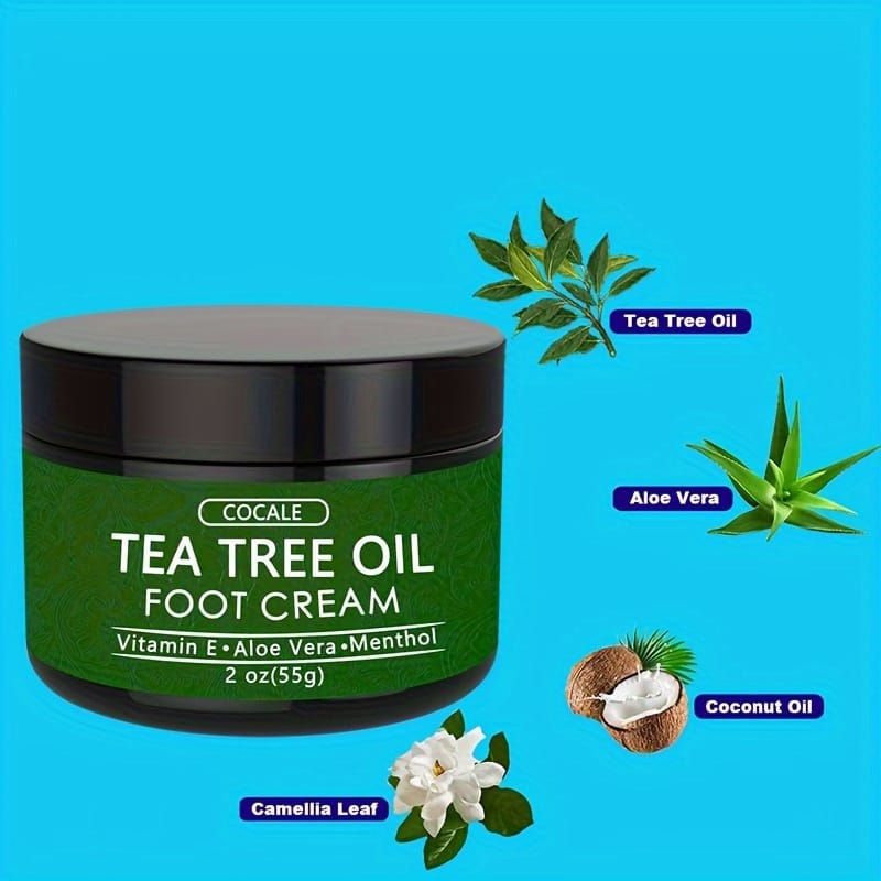 KissICON 55g Cocale Tea Tree Moisturizing Cream With Aloe For
