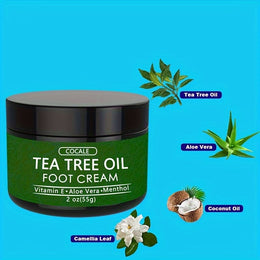 KissICON 55g Cocale Tea Tree Moisturizing Cream With Aloe For