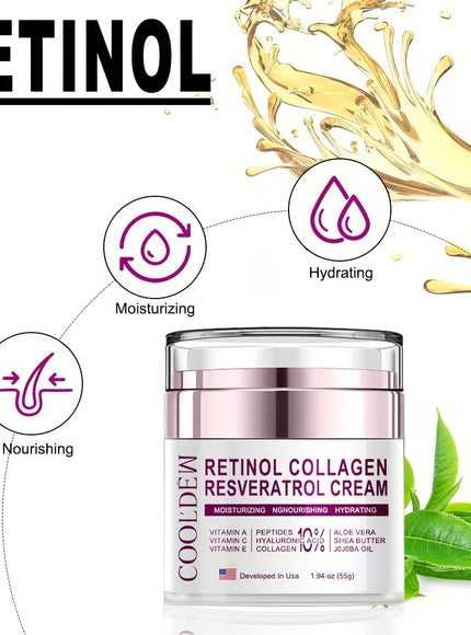 KissICON 55g KissIcon Cooldew Retinol Cream With Hyaluronic Hydration