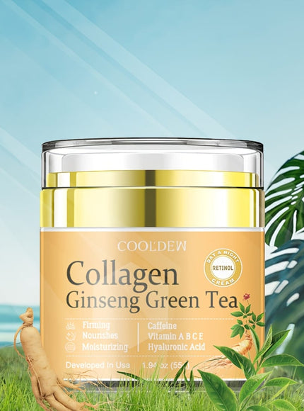 KissICON 55g KissIcon Ginseng Green Tea Collagen Face Cream -