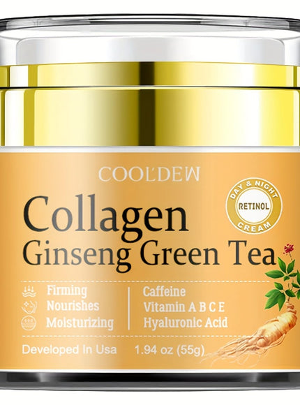 KissICON 55g KissIcon Ginseng Green Tea Collagen Face Cream -