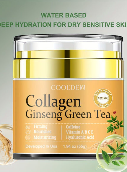 KissICON 55g KissIcon Ginseng Green Tea Collagen Face Cream -