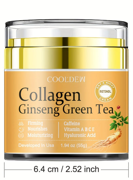 KissICON 55g KissIcon Ginseng Green Tea Collagen Face Cream -