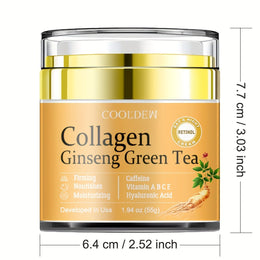 KissICON 55g KissIcon Ginseng Green Tea Collagen Face Cream -