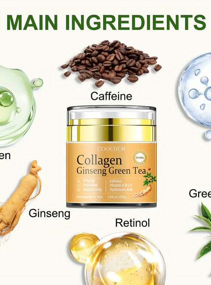 KissICON 55g KissIcon Ginseng Green Tea Collagen Face Cream -