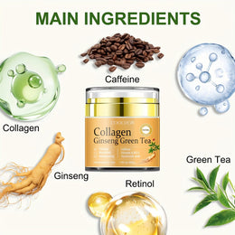 KissICON 55g KissIcon Ginseng Green Tea Collagen Face Cream -