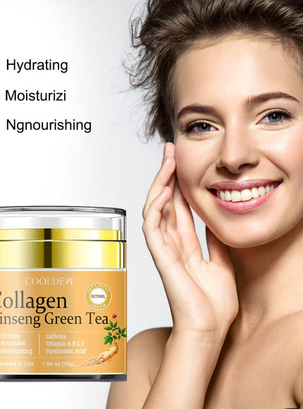 KissICON 55g KissIcon Ginseng Green Tea Collagen Face Cream -