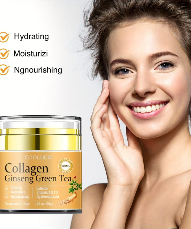 KissICON 55g KissIcon Ginseng Green Tea Collagen Face Cream -